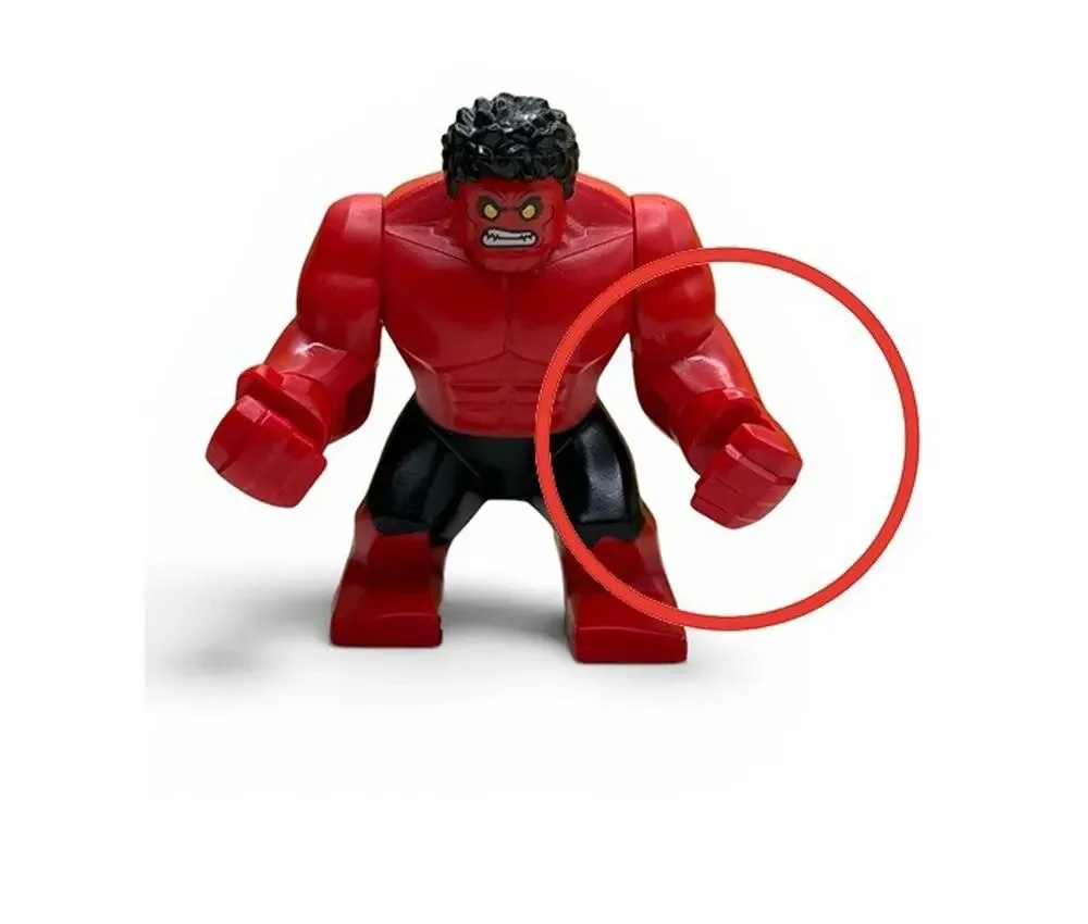 NEW lego Marvel Red Hulk LEFT Red hand Giant